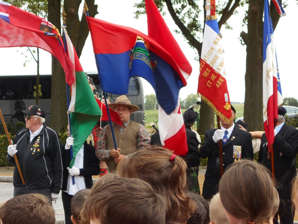 2018 - 08 aout 2018 : commémoration cimetière canadien LE QUESNEL Dscn1119