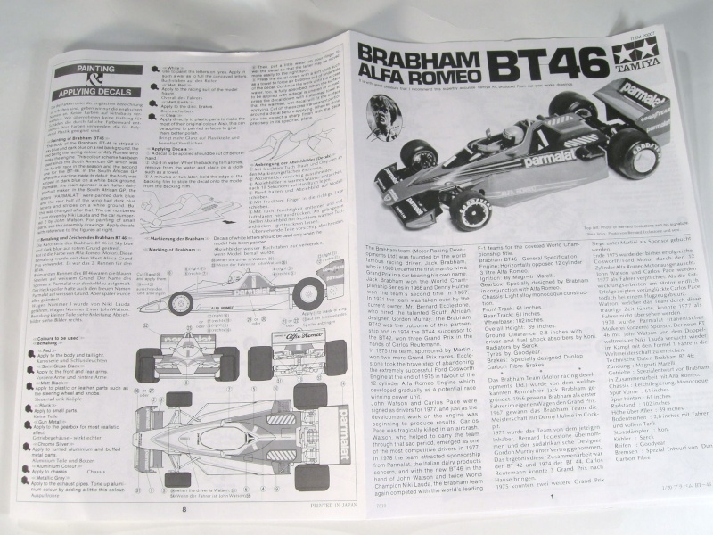Brabham Alfa Romeo BT 46 Tamiya 01810