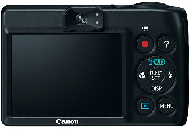 Canon PowerShot A1300 noir de dos