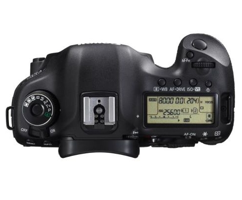 Canon EOS 5D Mark III de haut