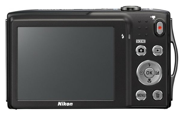 Nikon Coolpix S3300 noir de dos