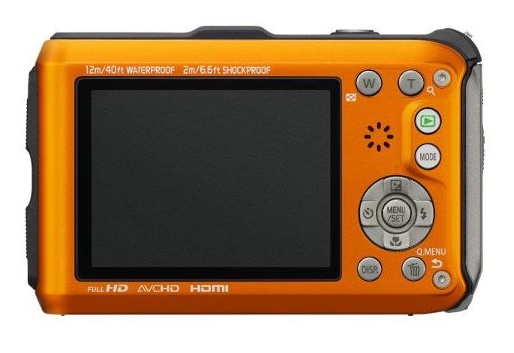 Panasonic Lumix DMC-FT4 orange de dos