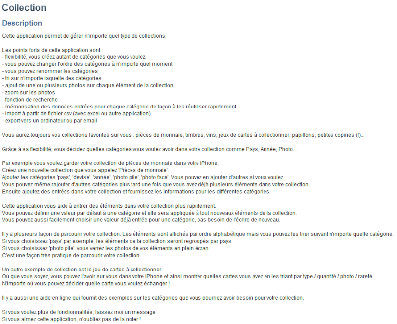 Application pour I phone App11