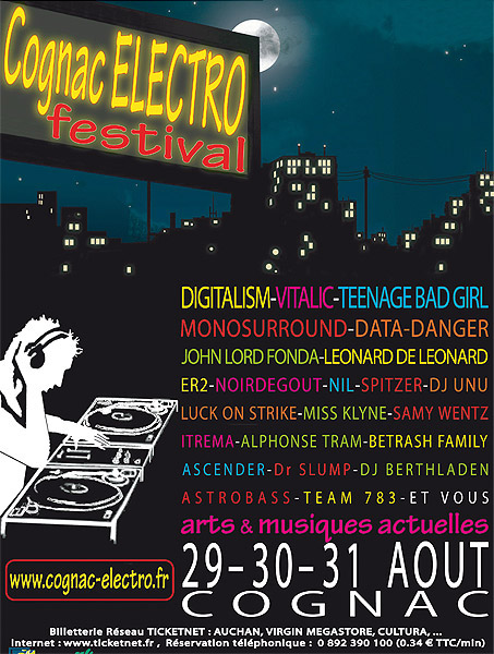 Cognac electro festival 29-30-31 aout Affich10