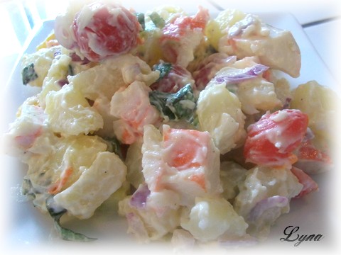 Salade de pommes de terre et goberge (surimi) Salade14