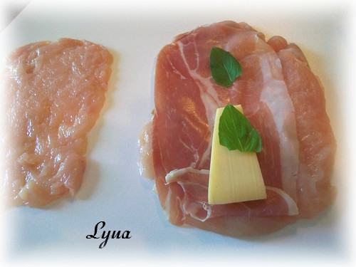 Saltimbocca de poulet (escalopes de poulet au prosciutto) Saltim17