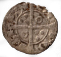 Dinero de Jaime II (Barcelona, 1291-1327 d.C) 37r10