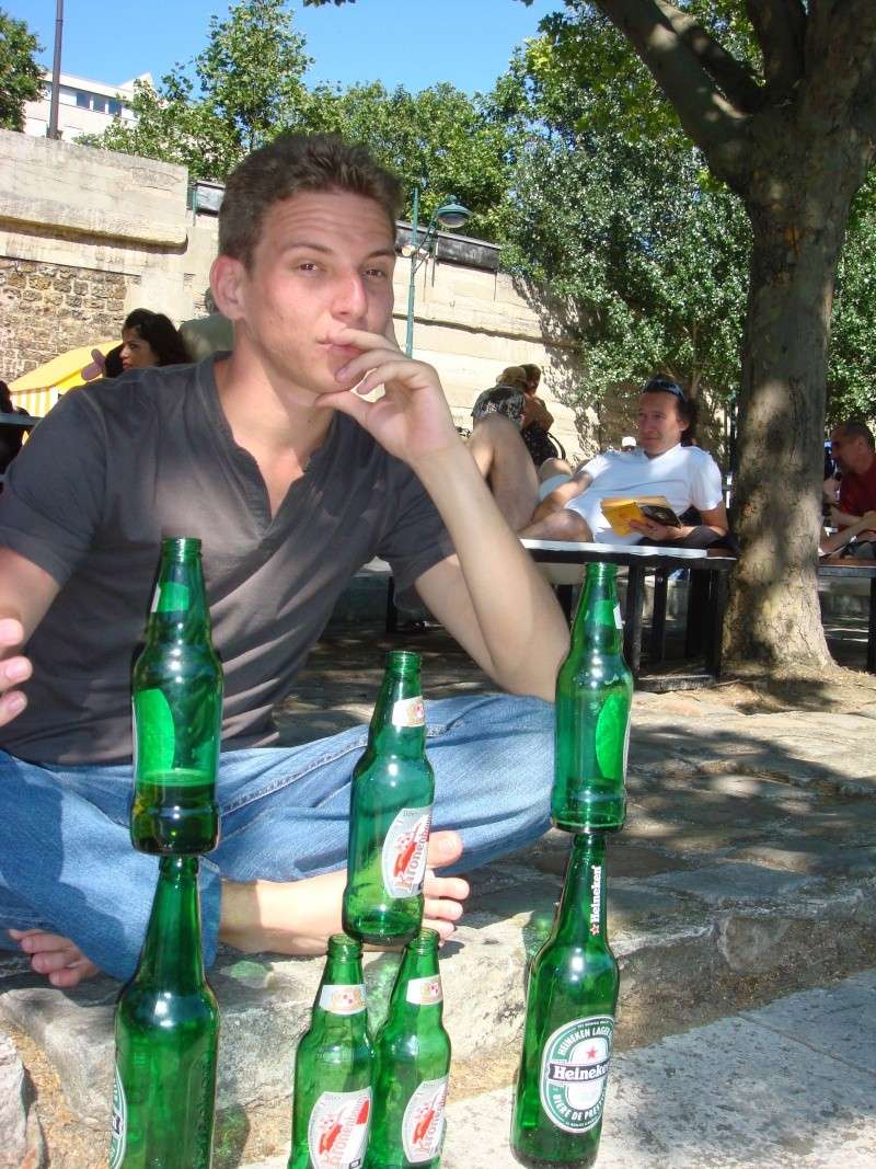 Paris Plage ( David et maxou ....et Mr HEINEKEN ...! ) Dsc01428