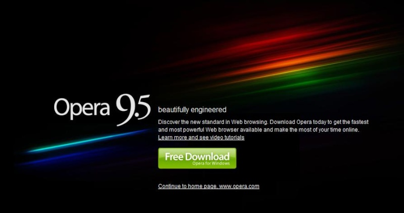 Opera 9.5 - Hơn cả sự mong đợi Opera10