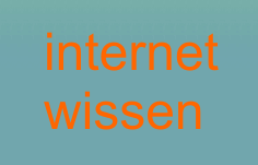 Internet Wissen