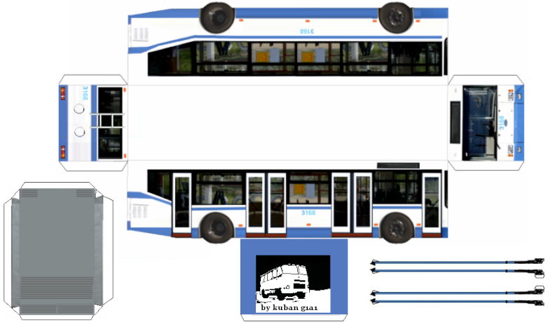 Бумажный троллейбус рф. БКМ 321 развёртка. Модель троллейбуса БКМ 321. МАЗ-103 развертка. Развертка троллейбуса БКМ 321.