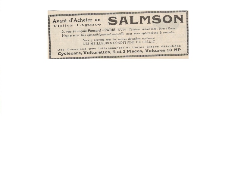 SALMSON cyclecar Salmso19