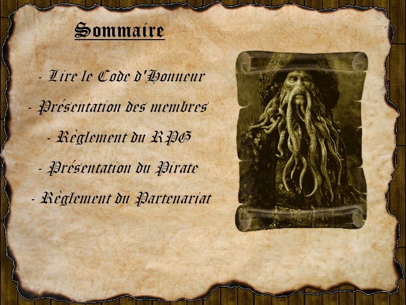 Règles du Code d'Honneur des Pirates 0111