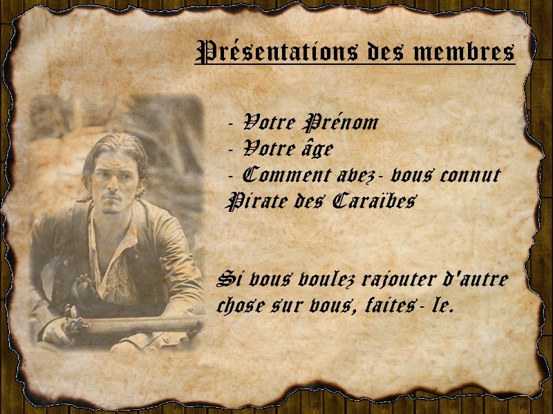 Règles du Code d'Honneur des Pirates 0311