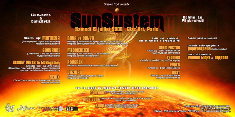 SunSystem au Glazart le 19/07/2008 1665110