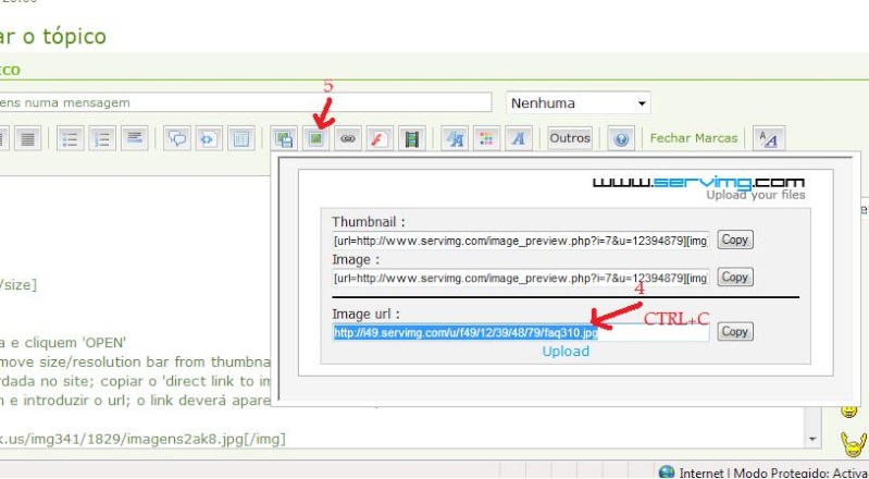 [Tutorial] Incorporar imagens numa mensagem Faq410