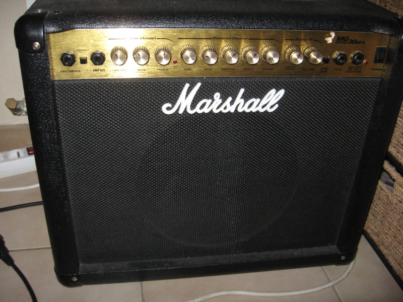 ampli Marshall 30 watts MG 30 DFX à vendre Gardzi10