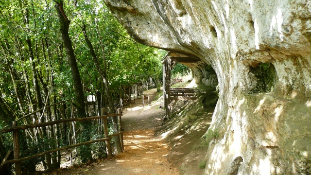 les grottes du roc de cazelle  dordogne P1000524