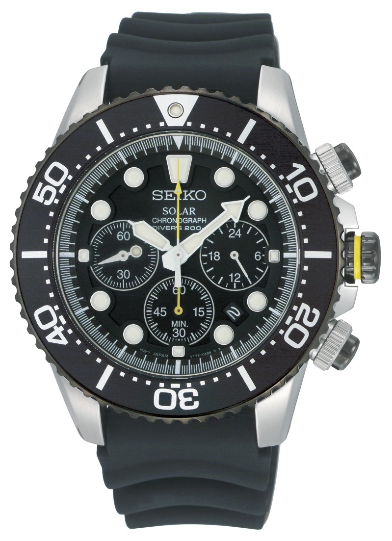 seiko solar chrono diver