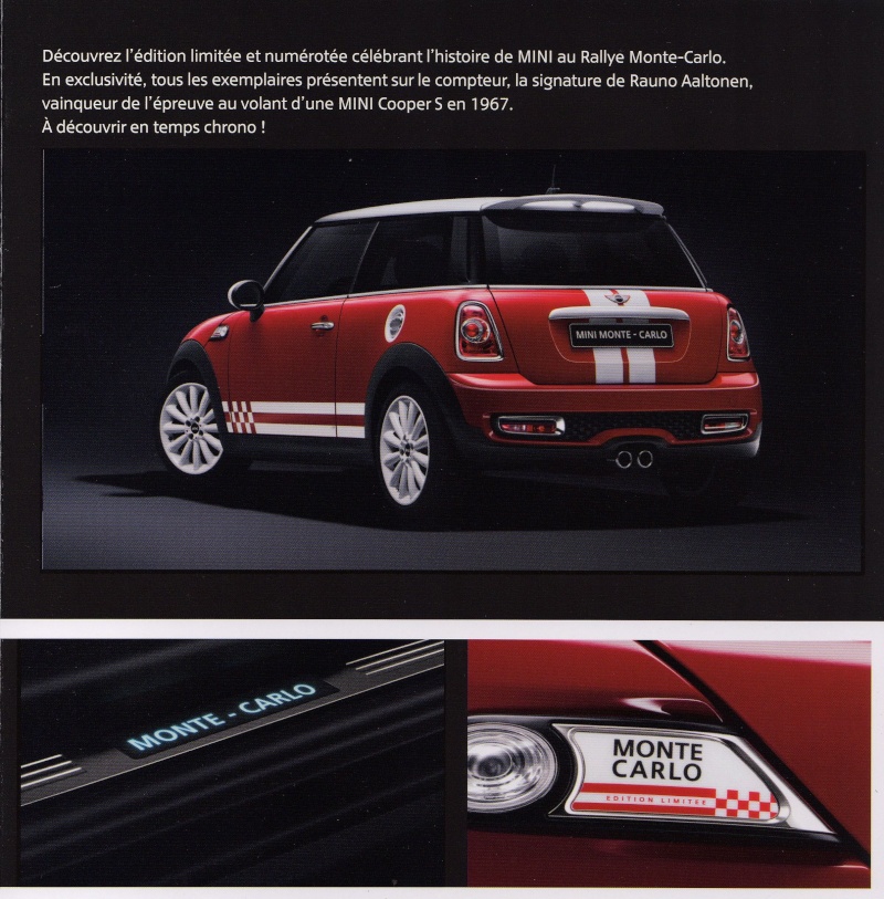 [R56] Brochure Mini Cooper S dition limite MONTE CARLO (2011) Img00710
