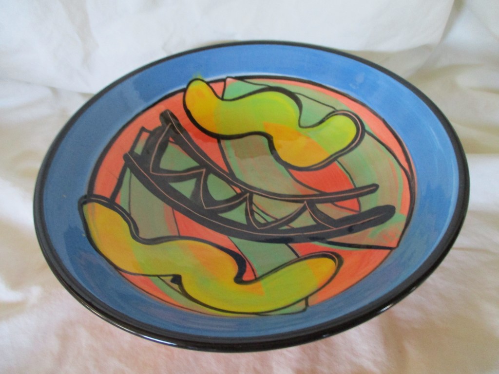 plate - Andrew van der Putten colourful plate 4e_01510