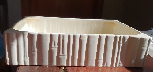 649 Large Deep Oblong Bamboo Bowl. A new shape!! 649_la10