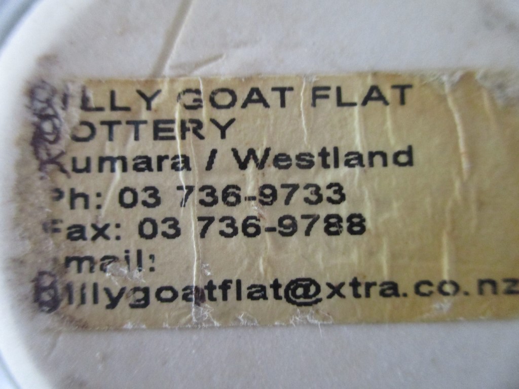 Billy Goat Flat Pottery, Kumara, Westland Billy_11