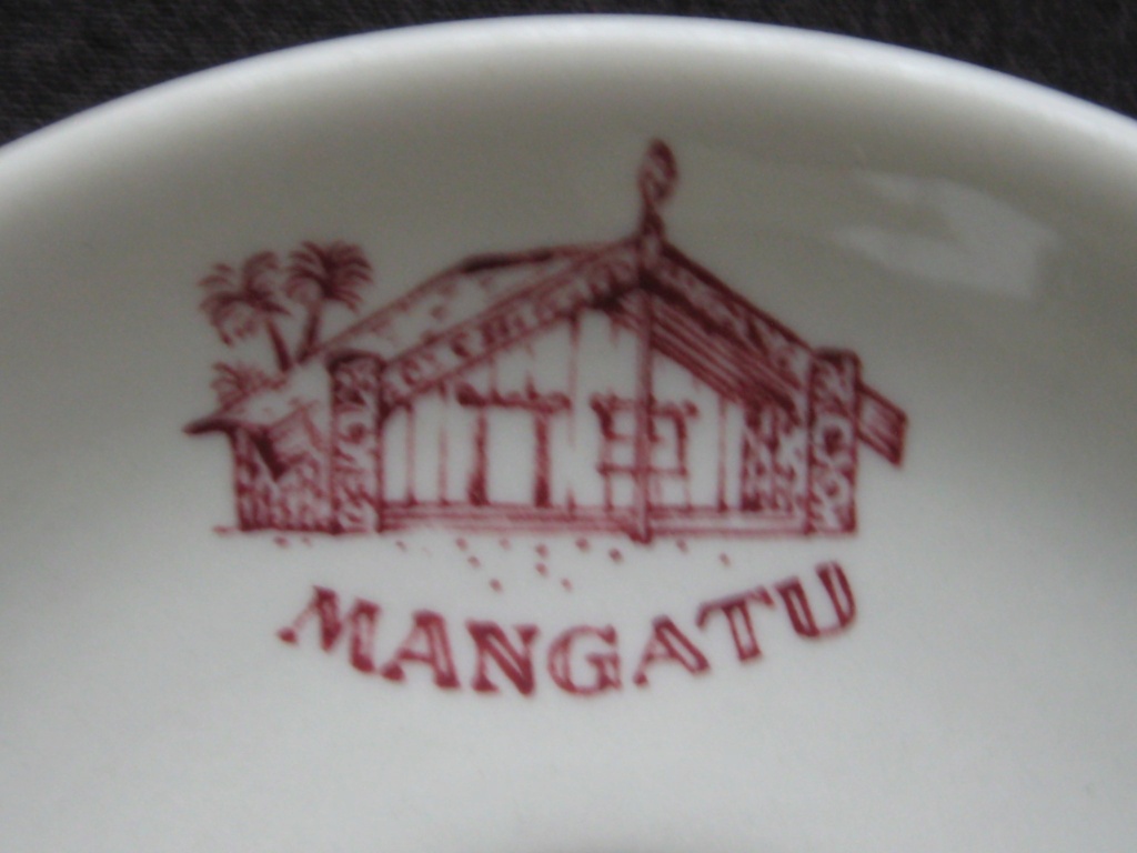 Mangatu Marae NW of Gisborne Badged Dinnerware Mangat10