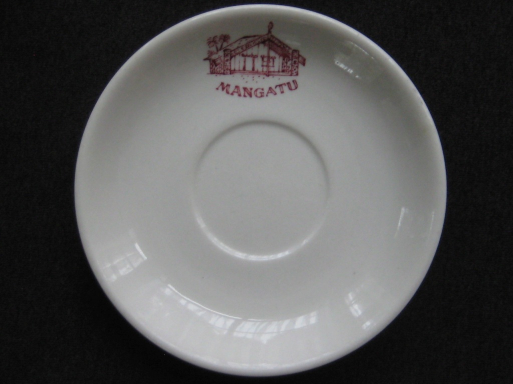 Mangatu Marae NW of Gisborne Badged Dinnerware Mangat11