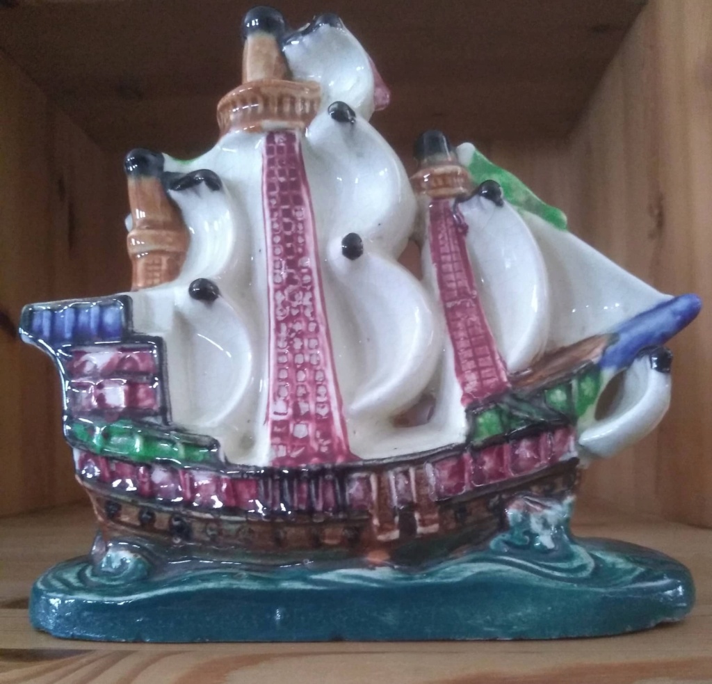 NOT a Sherwood Pottery Galleon, as Made in Japan Sherwo15