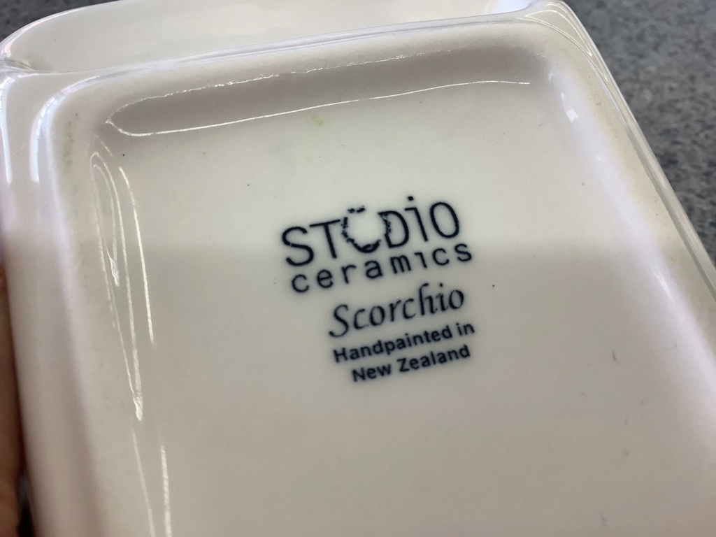 Studio Ceramics Scorchio in blues Studio42