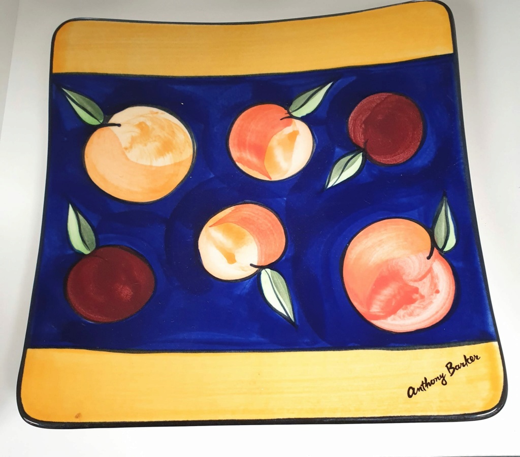 Temuka Peaches platter Anthony Barker Temuka47