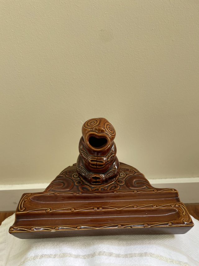 Unique Wharetana Ware Inkwell !! Wharet19
