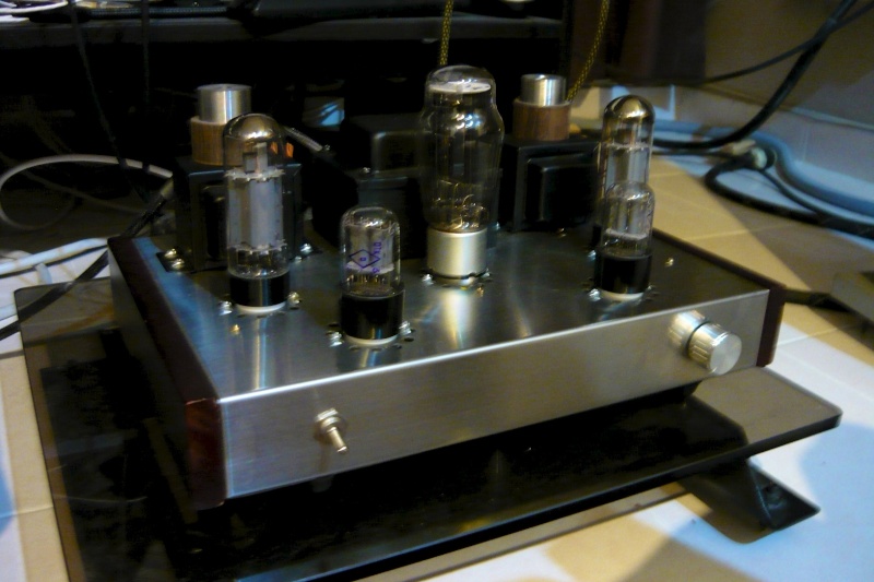 Custom made KT77 Single Ended Triode (used) SOLD P1060210