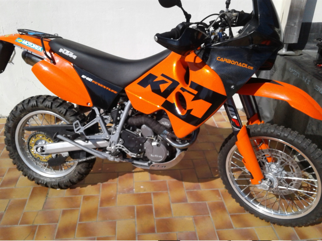 Ahell et son garage : ktm 640 adv, T7, drz ....  20200310