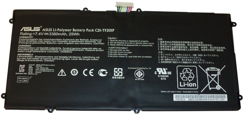 Asus Eee Pad TF201 Battery C21-TF201P Tf201p10