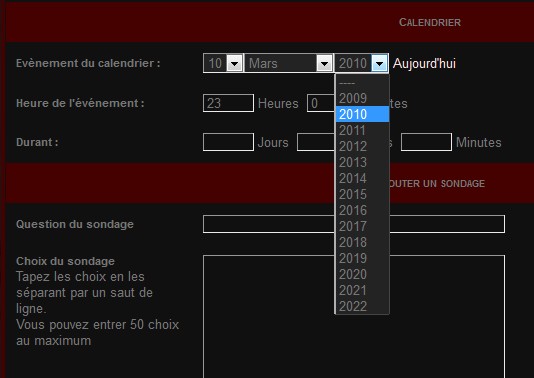 Calendrier : problème de datation de topic (staff needed) Topicm10