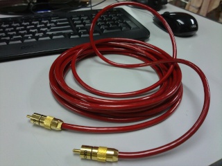 Chord CrimsonPlus Subwoofer Cable [SOLD] 18052010