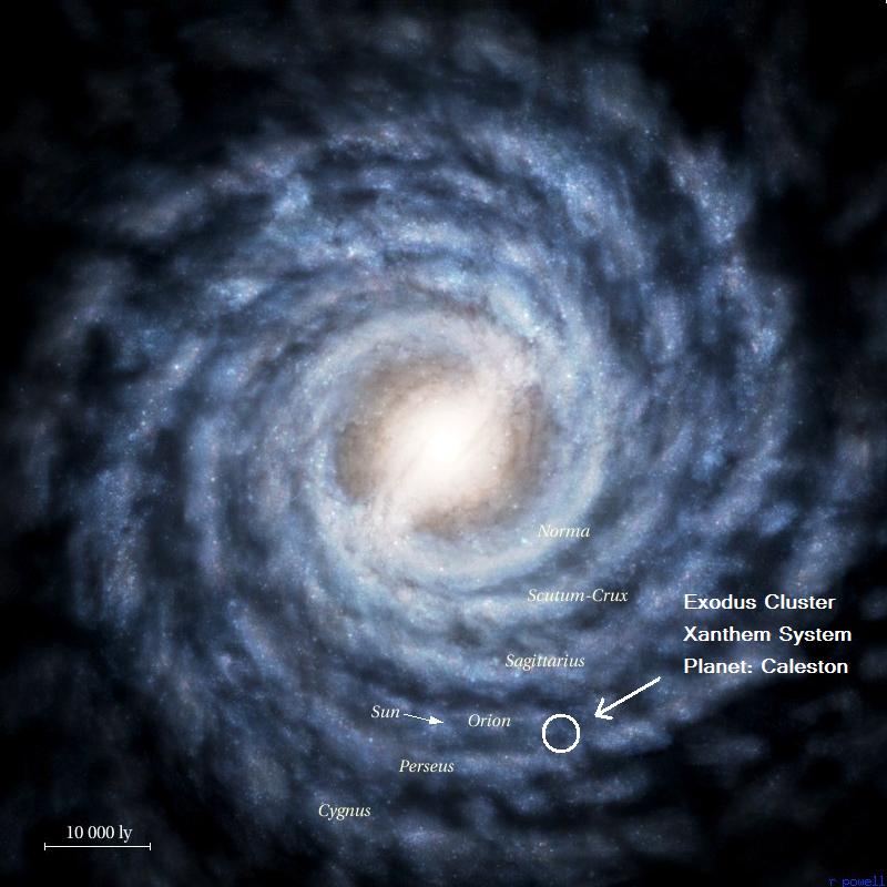 Galactic Coordinates Map Galaxy11