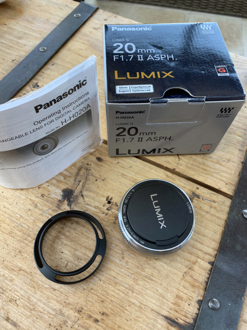 [] Panasonic 20mm f1,7  II Comme neuf 2018-011