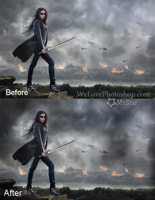 How to Create Dramatic Sci-Fi Photo Manipulation in Photoshop Backgr22