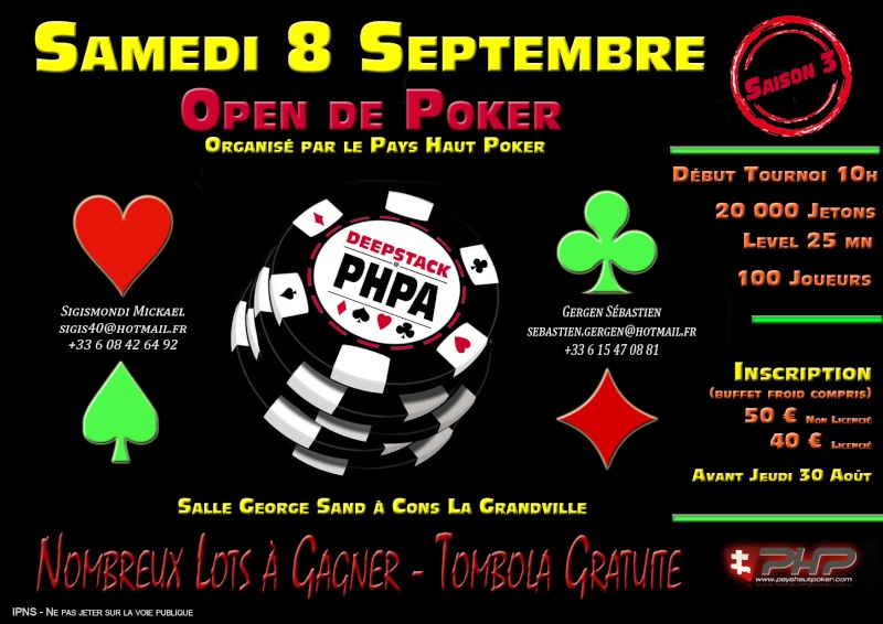 Open de Poker - Samedi 8 sept. 2012 Affich13