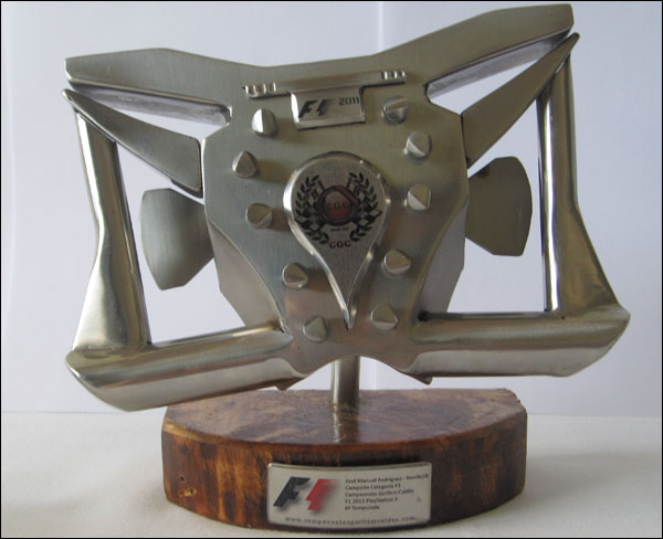 Avance del trofeo de campeón de F1 Volf110