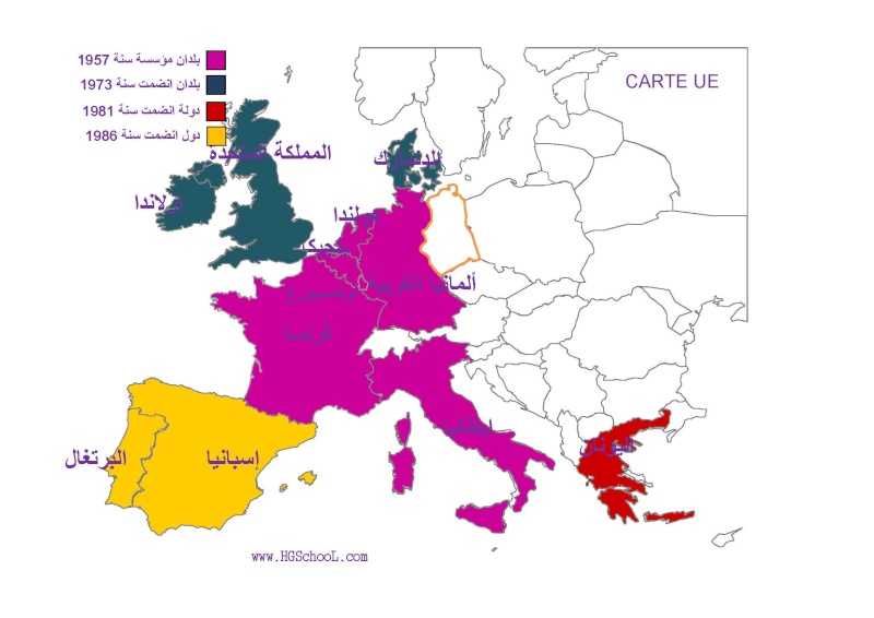 خرائط تطور الإندماج المجالي لبلدان الإتحاد الأوربي  Oousoo14