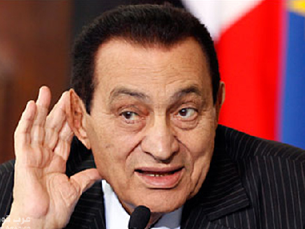 الرئيس مبارك لديه ثقل فى السمع اصابة عندما كان طيار حربى  8-9-2010