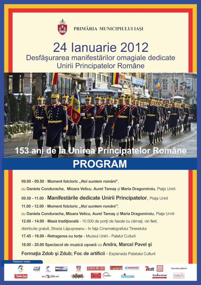 24 ianuarie 2012 -manifestari omagiale dedicate Unirii Principatelor Române Afis_211