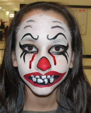 Mad Hatter: white base paint vs. clown makeup Dsc03414