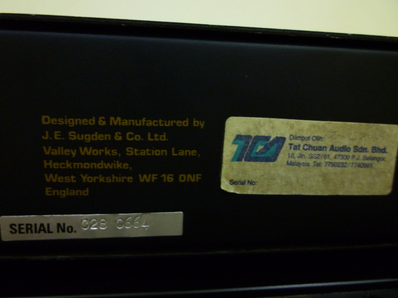 Sugden C28 Pre-Amplifier and P28 Power Amplifier (sold) P1120627