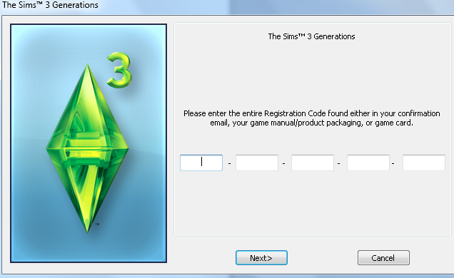 The sims 3 generations - Registration code?? [SOLVED] Untitl10