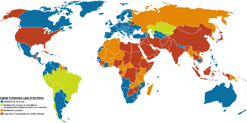خريطة حكم الاعدام حول العالم! Globe-10